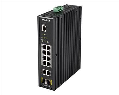 D-Link DIS-200G-12PS network switch Managed L2 Gigabit Ethernet (10/100/1000) Power over Ethernet (PoE) Black1