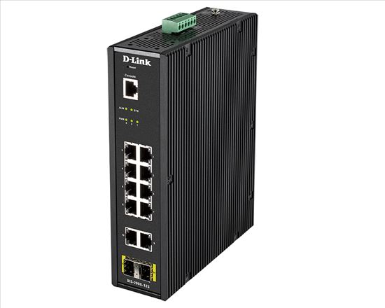 D-Link DIS-200G-12S network switch Managed L2 Gigabit Ethernet (10/100/1000) Black1