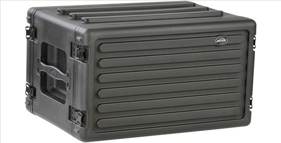 SKB Roto-Molded 6U Shallow Rack Black1