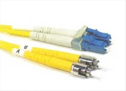 Weltron 3m LC-ST fiber optic cable 118.1" (3 m) OFC Yellow1