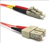 Weltron 2m LC/SC Multi-mode 62.5/125M fiber optic cable 78.7" (2 m) Orange1