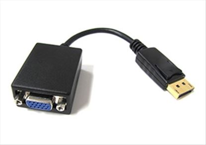 Weltron DisplayPort - VGA m/f VGA (D-Sub) Black1