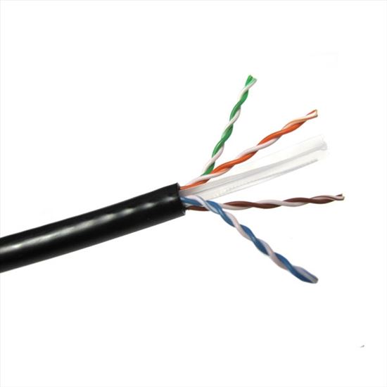 Weltron DB2404L6 networking cable Black 12007.9" (305 m) Cat6 U/UTP (UTP)1