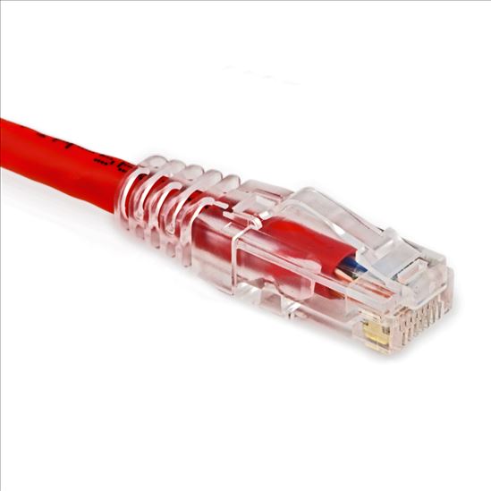 Picture of Weltron 90-C5ECB-RD-003 networking cable Red 36" (0.914 m) Cat5e U/UTP (UTP)