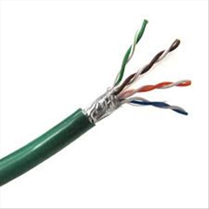 Weltron 1000ft Cat6 STP networking cable Green 11988.2" (304.5 m)1