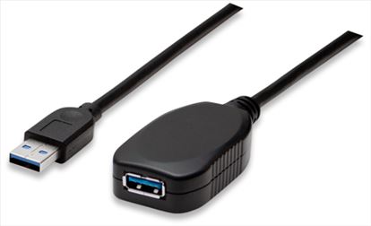 Manhattan 5m USB 3.0 USB cable 196.9" (5 m) USB 3.2 Gen 1 (3.1 Gen 1) USB A Black1