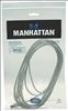 Manhattan 345408 USB cable 196.9" (5 m) USB 2.0 USB A USB B Silver4