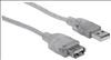 Manhattan 340496 USB cable 118.1" (3 m) USB 2.0 USB A Silver2