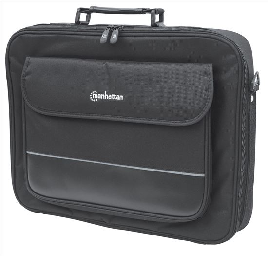 Manhattan 421560 notebook case 17" Briefcase Black1