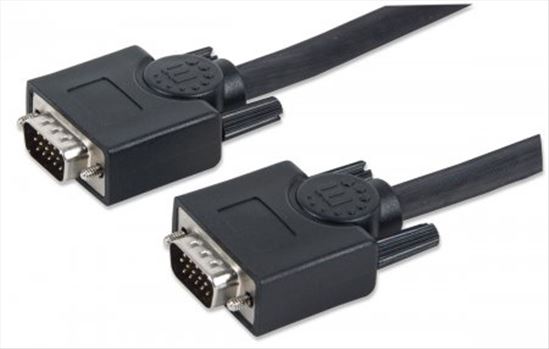 Manhattan HD15 - HD15 30 m VGA cable 1181.1" (30 m) VGA (D-Sub) Black1