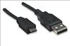 Manhattan 3ft. USB 2.0 A - micro B m/m USB cable 39.4" (1 m) USB A Micro-USB B Black4