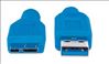 Manhattan USB 3.0, A/Micro-B, 2 m USB cable 78.7" (2 m) USB 3.2 Gen 1 (3.1 Gen 1) USB A Micro-USB B Blue3