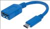 Manhattan 353540 USB cable 5.91" (0.15 m) USB 3.2 Gen 1 (3.1 Gen 1) USB C USB A Blue1