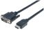 Manhattan 372527 video cable adapter 196.9" (5 m) HDMI DVI-D Black1