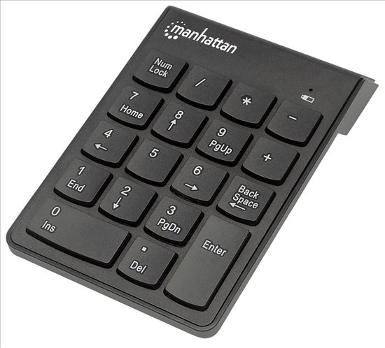 Manhattan 178846 numeric keypad Notebook/PC RF Wireless Black1