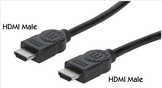 Manhattan 323222 HDMI cable 118.1" (3 m) HDMI Type A (Standard) Black1