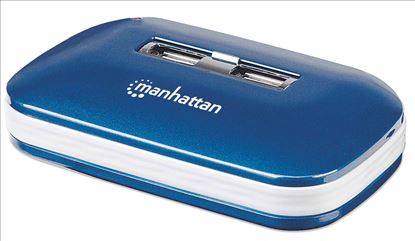 Manhattan 161039 interface hub 480 Mbit/s Blue1