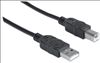 Manhattan USB A/USB B 1m USB cable 39.4" (1 m) USB 2.0 Black2