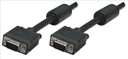 Manhattan 317696 VGA cable 393.7" (10 m) VGA (D-Sub) Black1