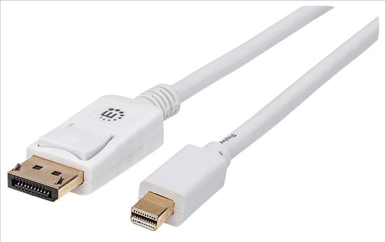 Manhattan 324724 DisplayPort cable 39.4" (1 m) Mini DisplayPort White1