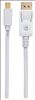 Manhattan 324748 DisplayPort cable 78.7" (2 m) Mini DisplayPort White4