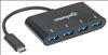 Manhattan 162746 interface hub USB 3.2 Gen 1 (3.1 Gen 1) Type-C 5000 Mbit/s Black2