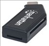 Picture of Manhattan 102001 card reader USB 2.0 Type-C Black