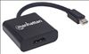 Manhattan 152570 video cable adapter Mini DisplayPort HDMI Type A (Standard) Black3