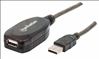 Manhattan 151573 USB cable 393.7" (10 m) USB 2.0 USB A Black1