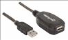 Manhattan 40m USB cable 787.4" (20 m) USB 2.0 USB A Black2