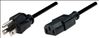 Manhattan 300179 power cable Black 70.9" (1.8 m) Power plug type B C13 coupler1