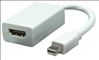 Manhattan 322461 video cable adapter 6.69" (0.17 m) Mini DisplayPort HDMI Type A (Standard) White1