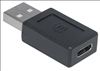 Manhattan 354653 cable gender changer USB A USB C Black5