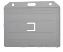 Brady People ID 1840-3050 business card holder Plastic Gray1