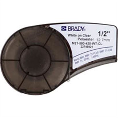 Brady 139747 Black, White Self-adhesive printer label1