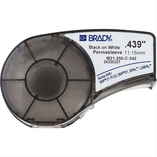 Brady M21-250-C-342 printer label Black, White1