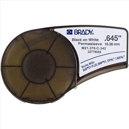 Brady M21-375-C-342 printer label Black1