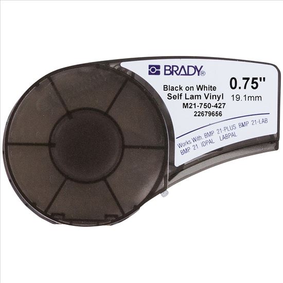 Brady M21-750-427 printer label Translucent, White Self-adhesive printer label1