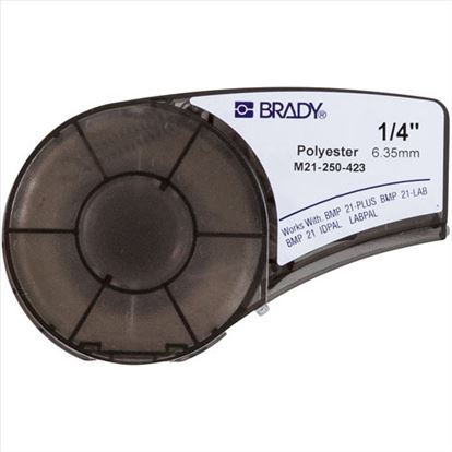 Brady M21-250-423 label-making tape Black on white1