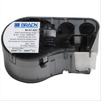 Brady 131589 Black, White Self-adhesive printer label1