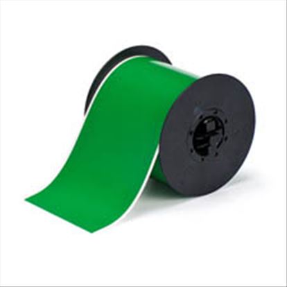 Brady 142007 label-making tape Black on green1