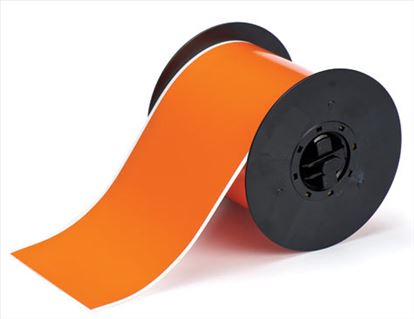Brady 142015 label-making tape Orange on white1