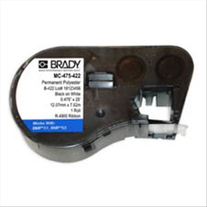 Brady 143240 Black, White Self-adhesive printer label1