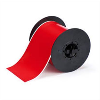 Brady 142023 label-making tape Red on white1