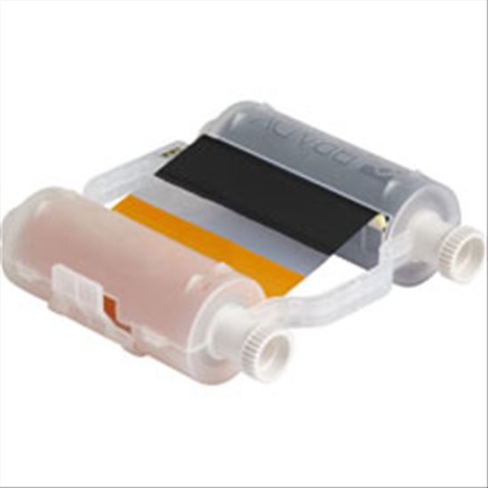 Picture of Brady B30-R10000-KO-16 printer ribbon Black, Orange