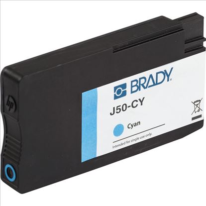 Picture of Brady J50-CY ink cartridge Cyan