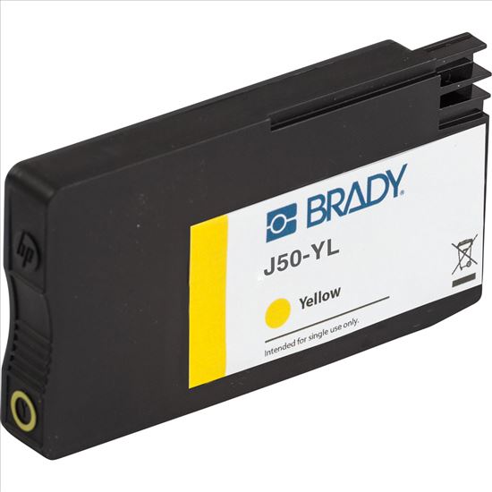 Picture of Brady J50-YL ink cartridge Yellow