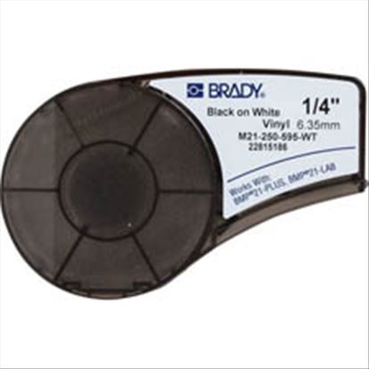 Brady 139744 Black, White Self-adhesive printer label1