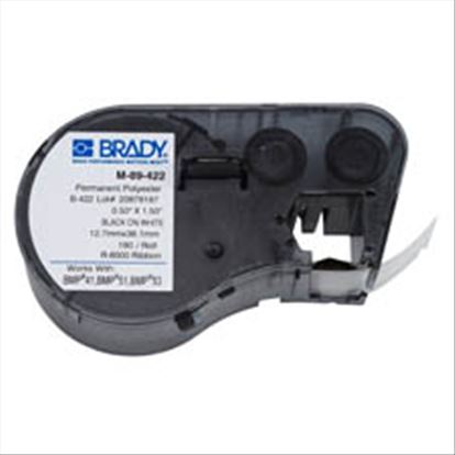 Brady 131577 Black, White Self-adhesive printer label1