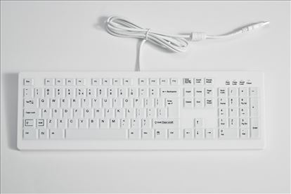 TG3 Electronics KBA-CK104S-WNUN-US keyboard USB QWERTY US English White1